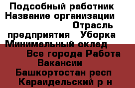 Подсобный работник › Название организации ­ Fusion Service › Отрасль предприятия ­ Уборка › Минимальный оклад ­ 17 600 - Все города Работа » Вакансии   . Башкортостан респ.,Караидельский р-н